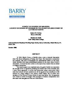 the ethics of tax evasion - (SSRN) Papers