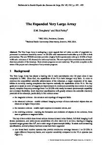 The Expanded Very Large Array - PoPuPS