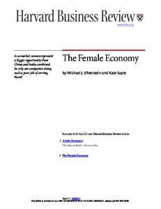 The Female Economy - Casa Asia