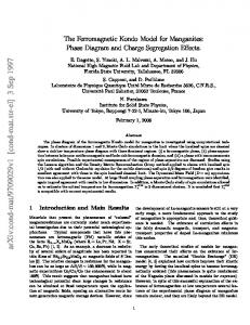 The Ferromagnetic Kondo Model for Manganites: Phase Diagram and ...