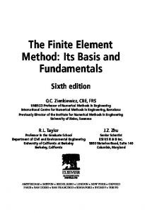 The Finite Element Method