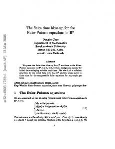 The finite time blow-up for the Euler-Poisson equations in R n