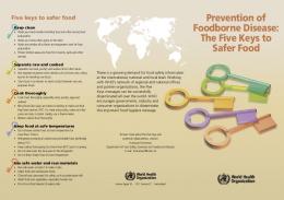 The Five Keys to Safer Food - World Health Organization