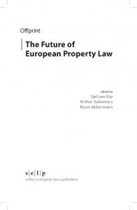 The Future of European Property Law