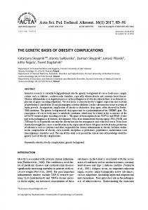 The genetic basis of obesity complications