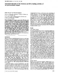 the glucocorticoid receptor - NCBI