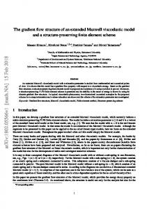 The gradient flow structure of an extended Maxwell viscoelastic model ...