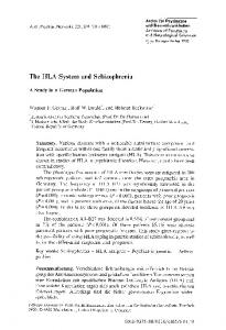 The HLA system and schizophrenia - Springer Link