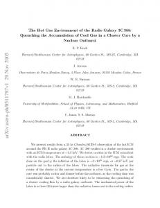 The Hot Gas Environment of the Radio Galaxy 3C 388: Quenching the ...