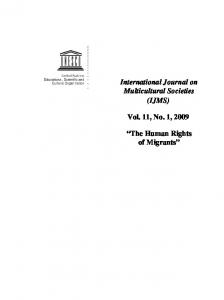 The Human rights of migrants - unesdoc, unesco