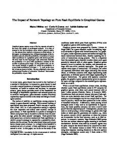 The Impact of Network Topology on Pure Nash Equilibria in Graphical ...