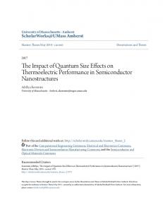 The Impact of Quantum Size Effects on