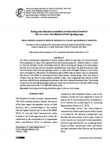 the influence of fruit ripening stage - Scielo.br