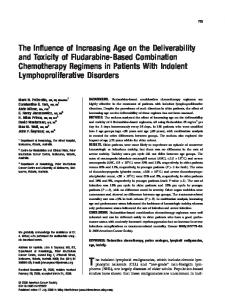 The influence of increasing age on the ... - Wiley Online Library