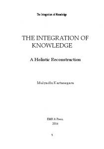 the integration of knowledge