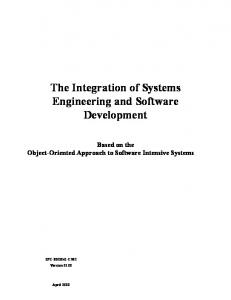 The Integration of Systems Engineering and Software