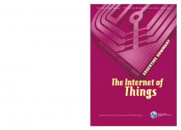 The Internet of Things - Executive Summary - ITU