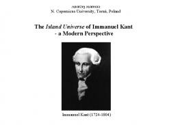 The Island Universe of Immanuel Kant - a Modern ... - Eu-Hou