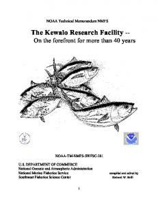 The Kewalo Research Facility