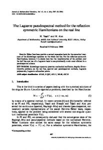 The Laguerre pseudospectral method for the reflection ... - Springer Link