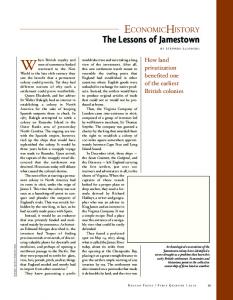 The Lessons of Jamestown