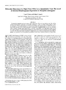 The Level of Alcohol Dehydrogenase Expression - Europe PMC