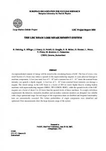 The LHC Beam Loss Measurement System