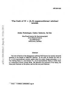 The limit of N=(2, 2) superconformal minimal models