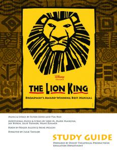 The Lion King Study Guide (PDF)