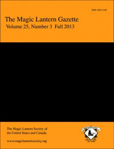 The Magic Lantern Gazette - SDSU Library
