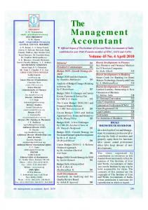 The Management Accountant