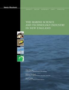 the marine science and technology industry in new england