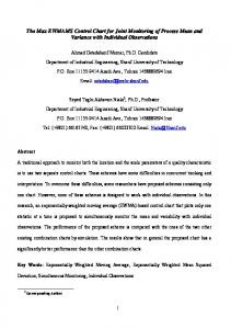 The Max EWMAMS Control Chart for Joint ... - Semantic Scholar