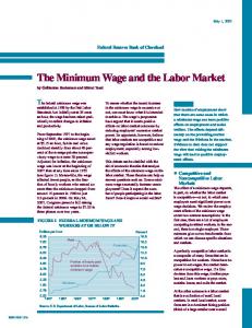 The Minimum Wage and the Labor Market