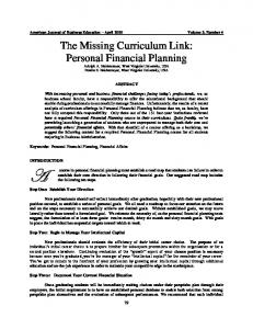 The Missing Curriculum Link - Eric