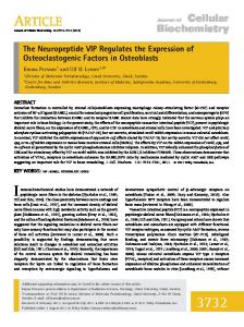 The neuropeptide VIP regulates the expression ... - Wiley Online Library