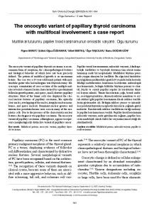 The oncocytic variant of papillary thyroid carcinoma with multifocal ...