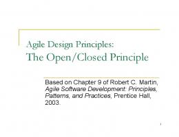 The Open/Closed Principle (OCP)