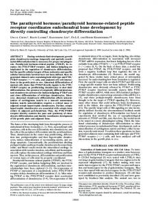 The parathyroid hormone/parathyroid hormone ... - Semantic Scholar