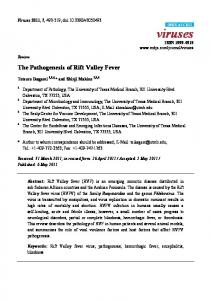 The Pathogenesis of Rift Valley Fever