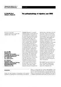 The pathophysiology of migraine - Springer Link