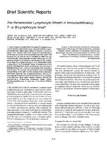 The Periarteriolar Lymphocyte Sheath in Immunodeficiency T