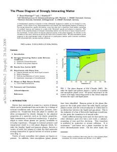 The Phase Diagram of Strongly-Interacting Matter