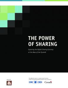 the power of sharing