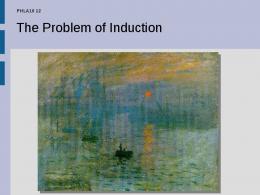 The Problem of Induction