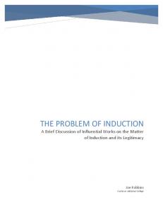 The Problem of Induction