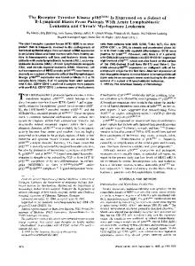 The Receptor Tyrosine Kinase