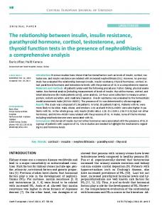 The relationship between insulin, insulin resistance ... - CiteSeerX