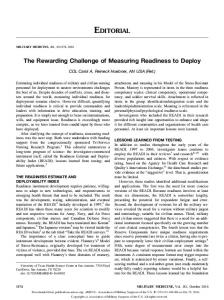 The Rewarding Challenge of Measuring ... - Semantic Scholar