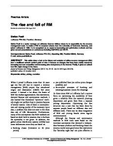 The rise and fall of RM | SpringerLink